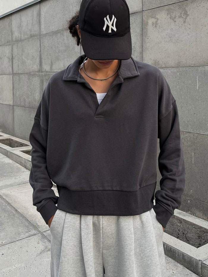 Long sleeve polo